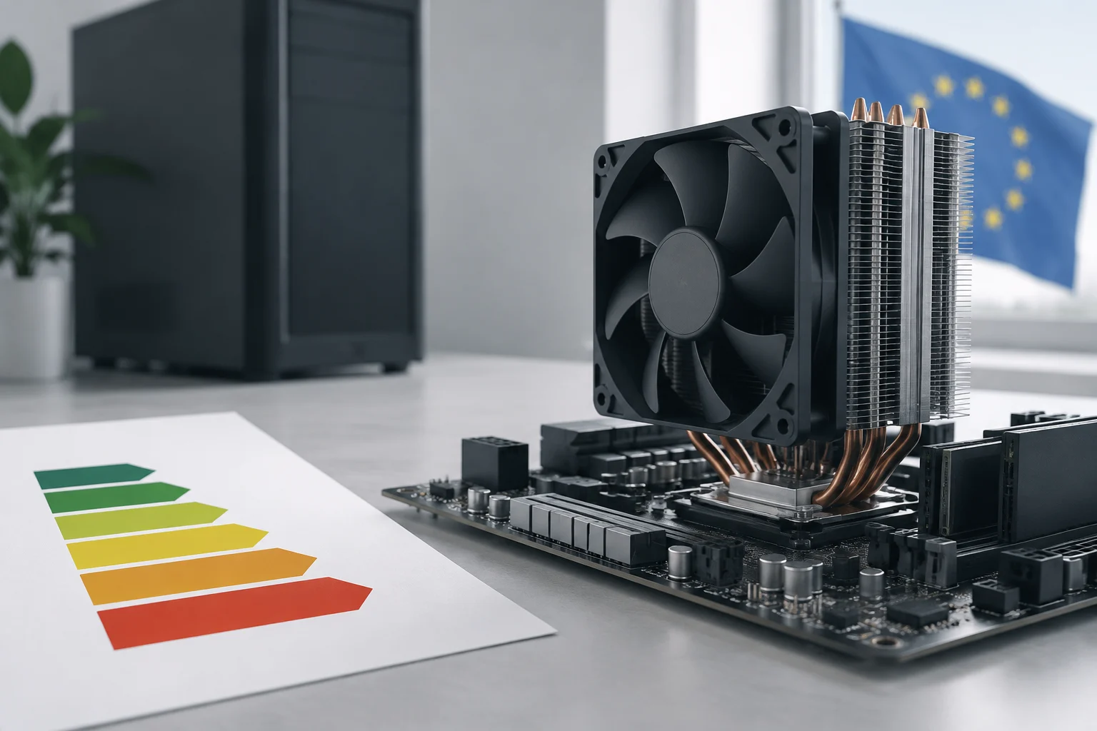 Etiqueta energética europea: una propuesta para ordenadores completos No conviene confundir una etiqueta energética de un ordenador con una ficha de potencia de CPU. La página de l...