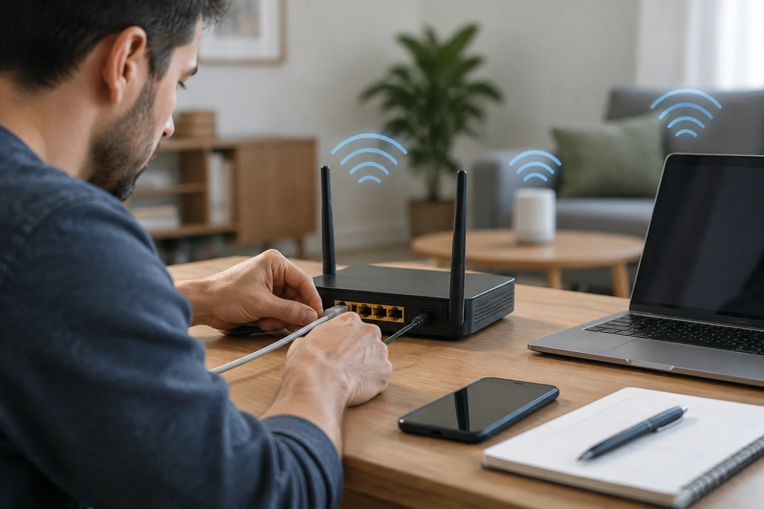 Revisar el router sin convertir cada ajuste en una solución Antes de tocar opciones avanzadas, comprueba que el router funciona, que sus cables están bien conectados y que el fallo...