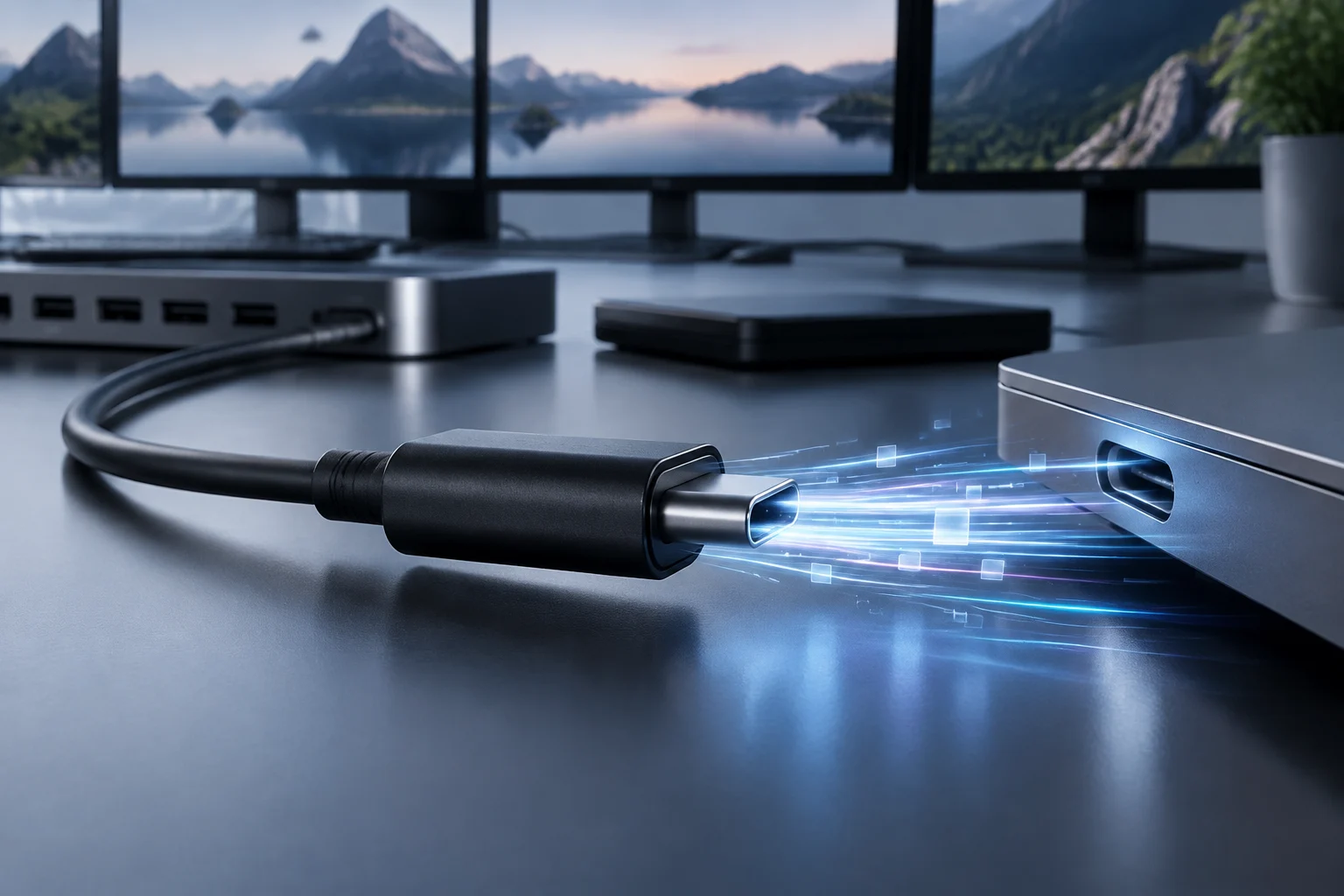 Periféricos que aprovechan el nuevo estándar: docks, SSDs y monitores El mercado de docks Thunderbolt 5 en 2026 ofrece una gama amplia, desde opciones de entrada hasta estaciones d...