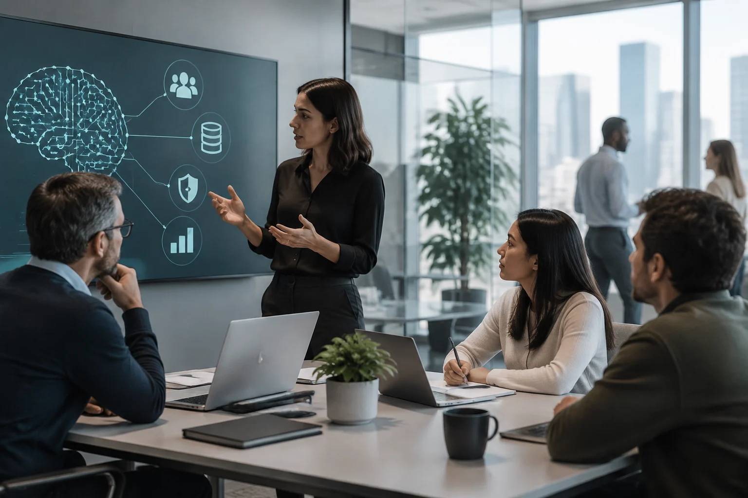 Capacidades, datos y gobernanza La integración empresarial también plantea cuestiones de capacidades y gestión. Deloitte recoge que, en España, el 59 % de las organizaciones está f...