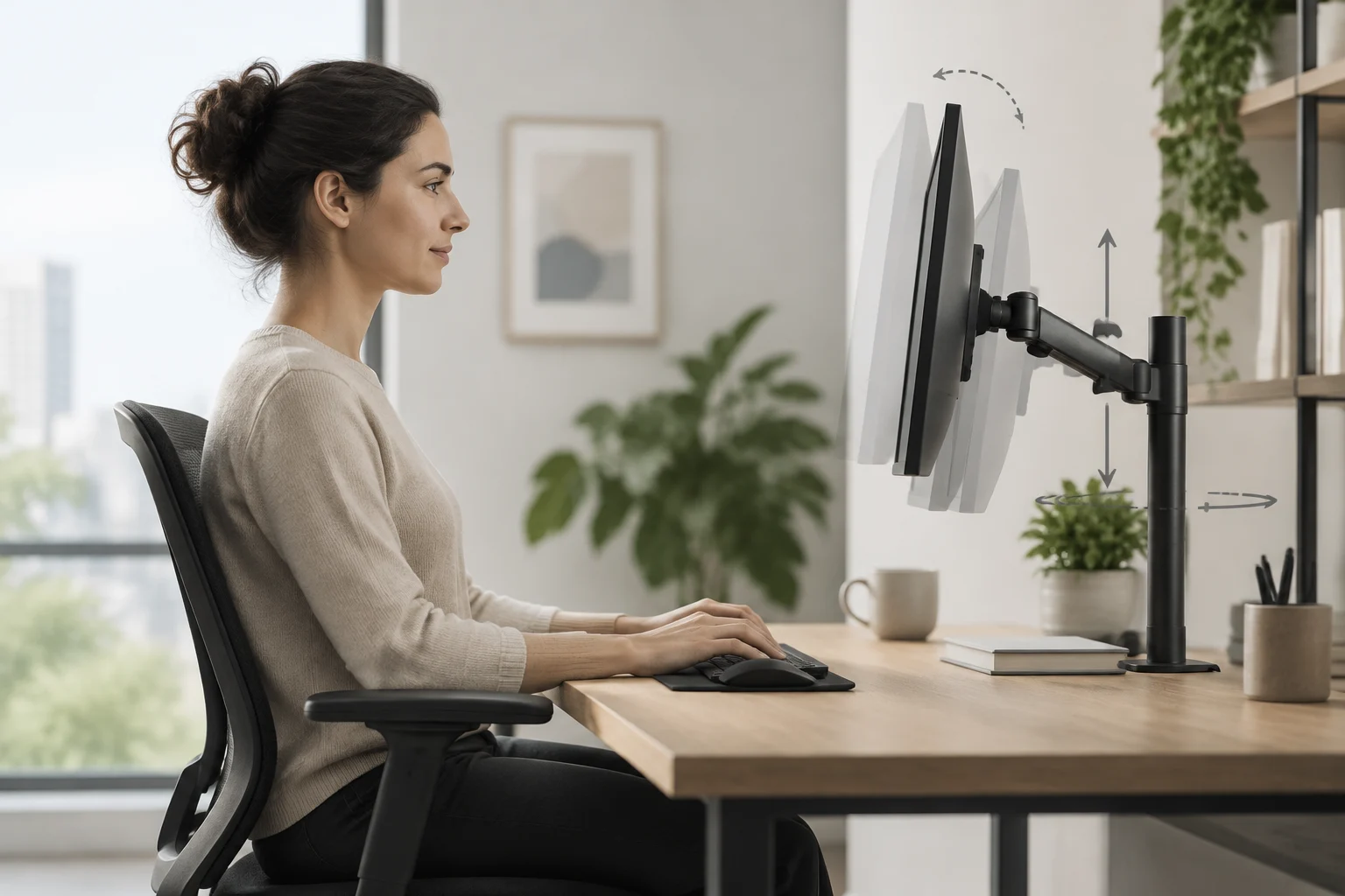 Ergonomía y salud visual: verificar antes de confiar en una etiqueta En jornadas largas, poder colocar la pantalla a una altura y un ángulo cómodos es un criterio práctico. Comprue...