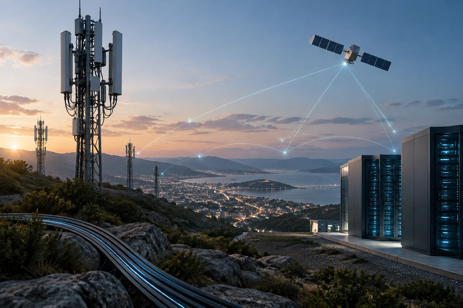IA y conectividad satelital: señales para investigar, no resultados confirmados La IA aparece en los informes de 2026 como una fuerza que puede cambiar la operación de redes, la at...