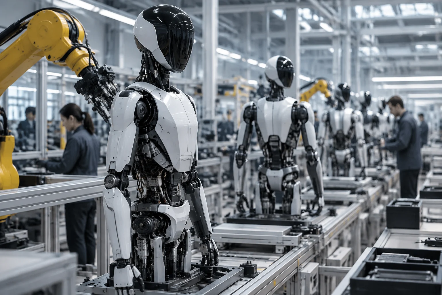 Produrre robot umanoidi: quali prove consentono di valutare la produzione su larga scala