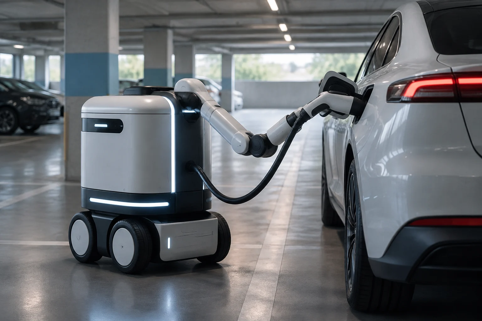 Mobile robots for charging electric cars: what to verify before deployment