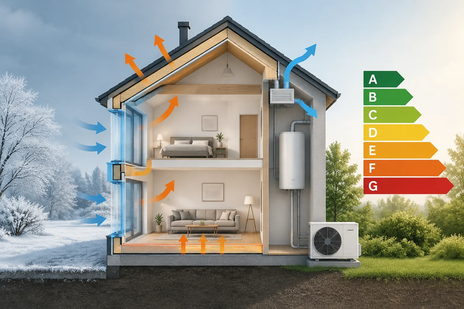 Aplicaciones: viviendas, equipos y servicios En una vivienda, la eficiencia puede depender de cómo se combinan el aislamiento, las ventanas, la ventilación y las instalaciones de c...