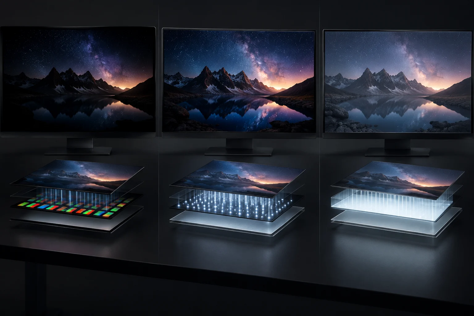 OLED, Mini LED and LCD monitors: what each technology measures and where comparisons fall short