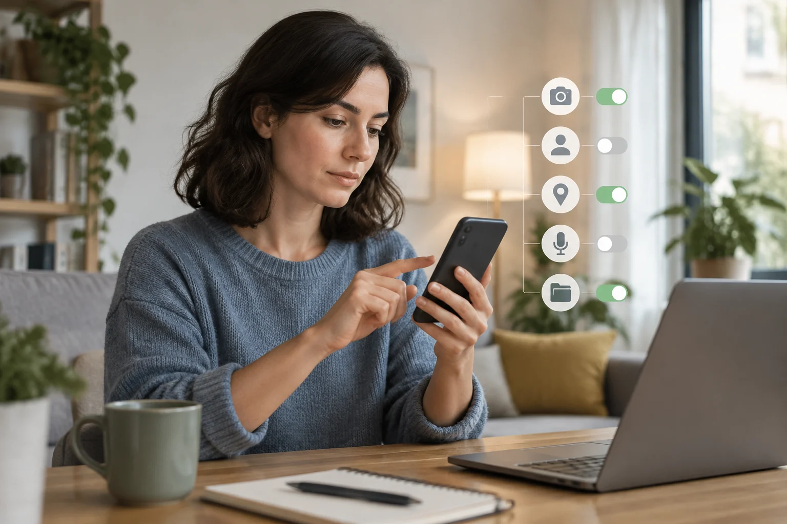 Examina permisos y privacidad con contexto En Android, los ajustes permiten consultar y cambiar permisos de aplicaciones, aunque las rutas concretas varían por versión y fabricante...